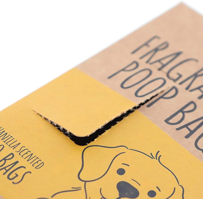 EcoBag - 100 Pack Scented Doggy Bags - Vanilla Scented - Leak Resistant, Recyclable, Eco-Friendly & Durable