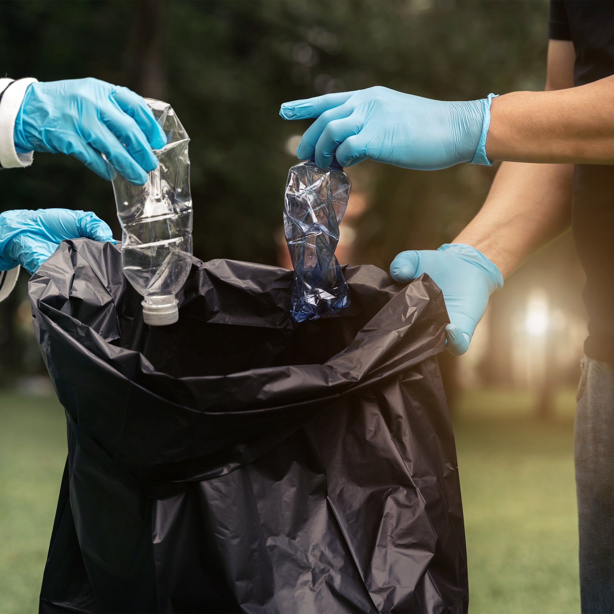 EcoBag - 10 Pack Heavy Duty Bin Bags - 120L - 60 Micron - Durable, Recyclable, Leak Resistant & Eco-Friendly