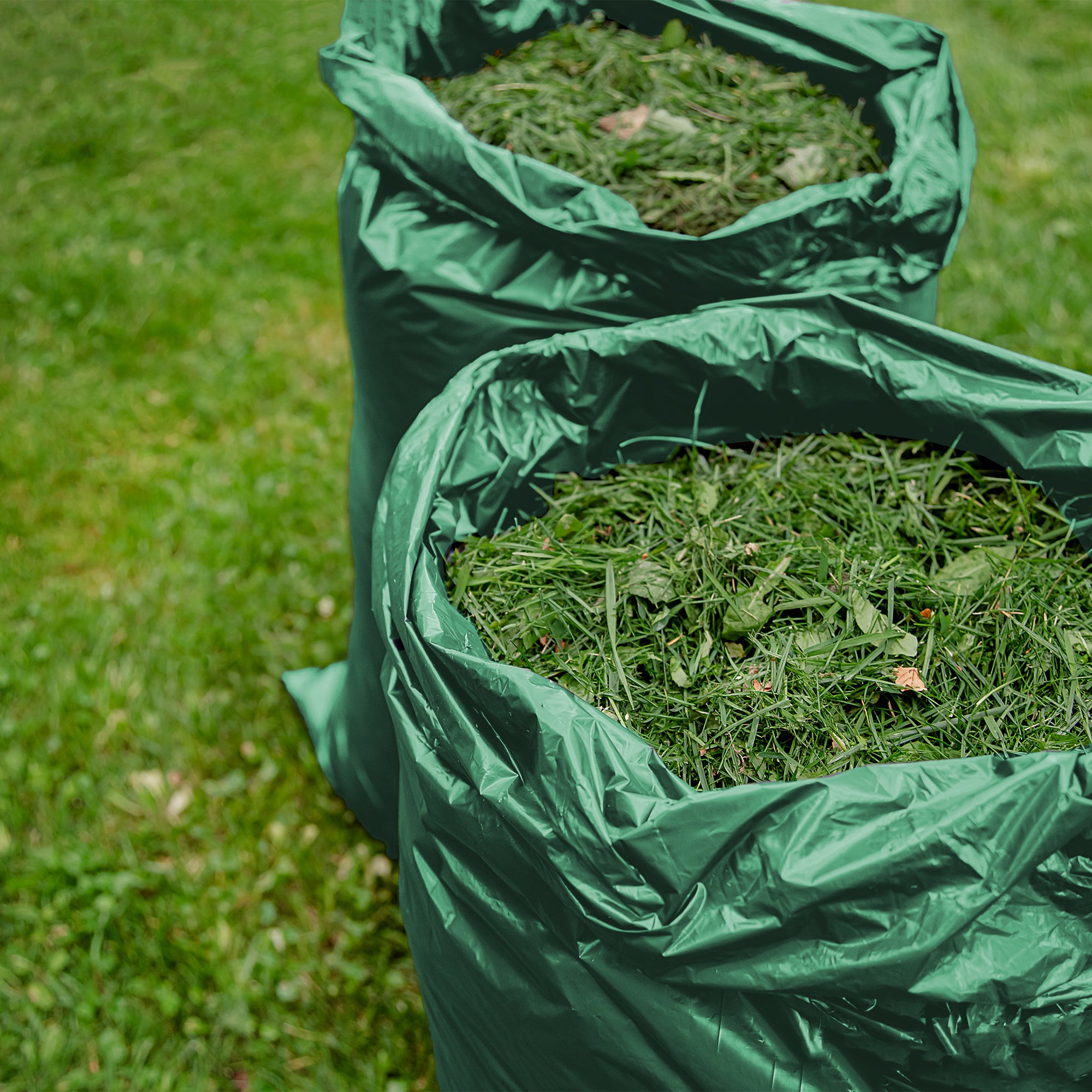 EcoBag - 10 Pack Extra Strong Heavy Duty Garden Sacks - 100L - Recyclable, Leak Resistant, Eco-Friendly & Durable